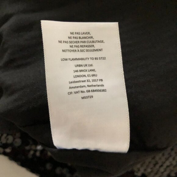 NEW Anthropologie Mare Women sz XL Buttondown 2 in 1 Sequin Mini Shirt Dress - Picture 15 of 16